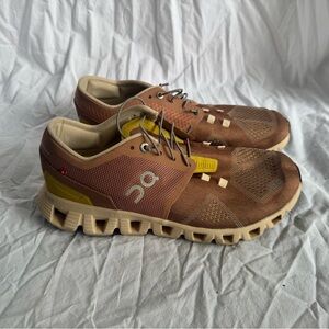 On Running Cloud Running Shoes - mauve/pink/yellow